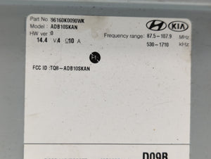 2020-2021 Kia Soul Radio AM FM Cd Player Receiver Replacement P/N:96160K0090WK Fits Fits 2020 2021 OEM Used Auto Parts