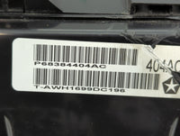2019-2020 Dodge Charger Fusebox Fuse Box Panel Relay Module P/N:P68384404AC Fits Fits 2019 2020 OEM Used Auto Parts - Oemusedautoparts1.com