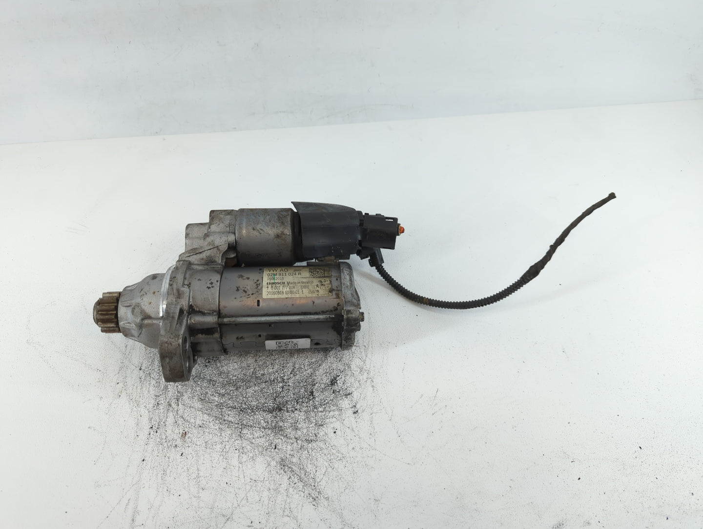 2014 Volkswagen Jetta Car Starter Motor Solenoid OEM P/N:02M 911 024 R Fits Fits 2015 2016 2017 2018 2019 2020 2021 2022 OEM Used Auto Parts - Oemusedautoparts1.com