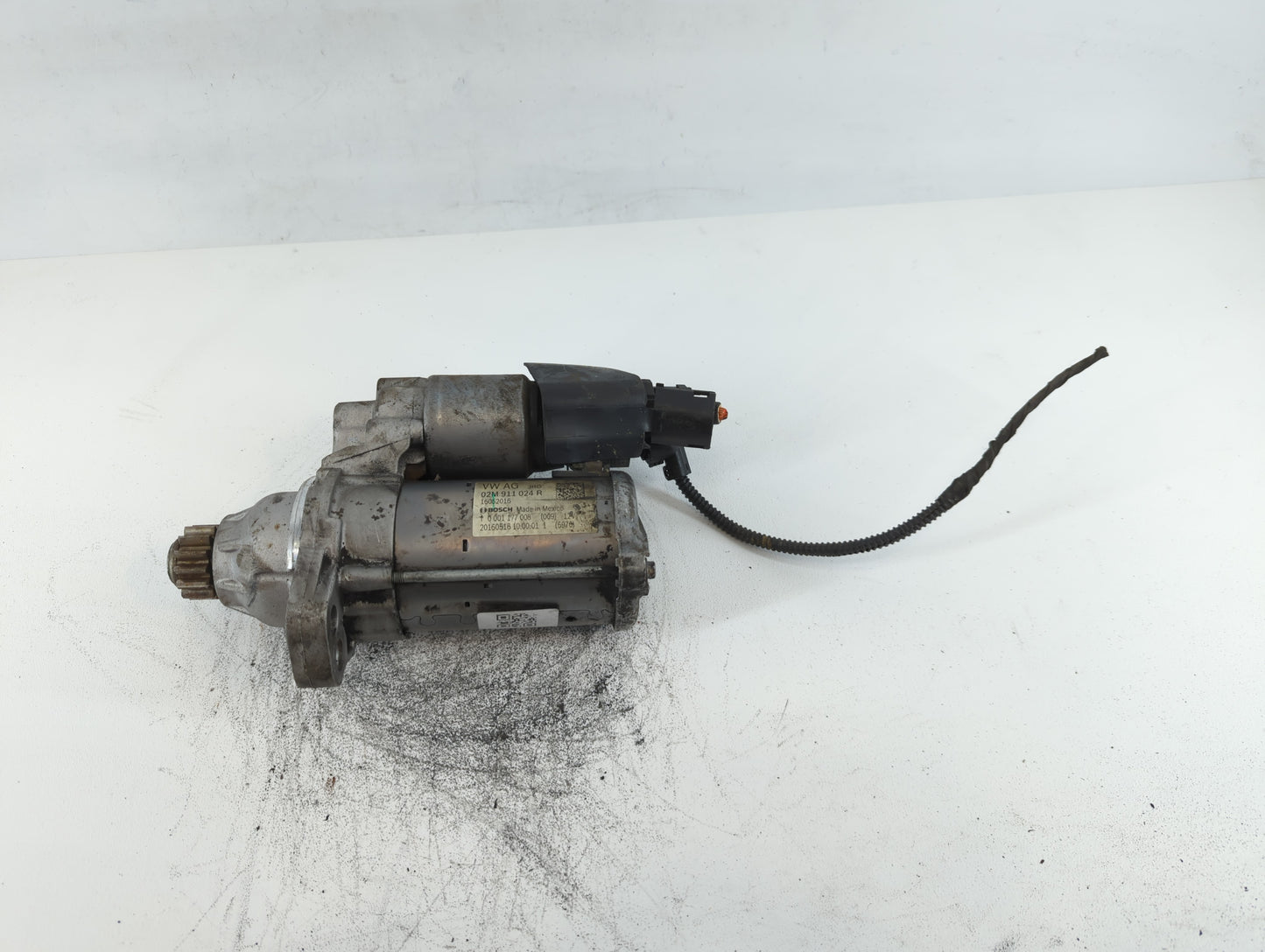 2014 Volkswagen Jetta Car Starter Motor Solenoid OEM P/N:02M 911 024 R Fits Fits 2015 2016 2017 2018 2019 2020 2021 2022 OEM Used Auto Parts - Oemusedautoparts1.com