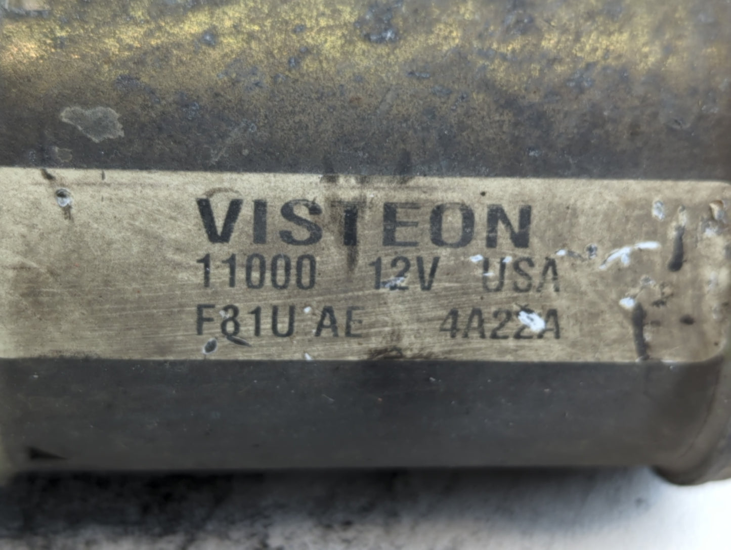 1999-2013 Ford F-150 Car Starter Motor Solenoid OEM P/N:F81U AE 4A22A Fits OEM Used Auto Parts - Oemusedautoparts1.com