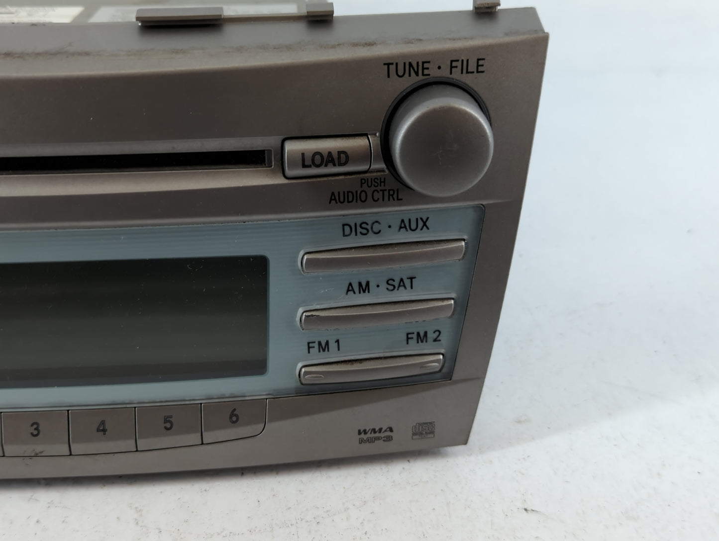 2007-2009 Toyota Camry Radio AM FM Cd Player Receiver Replacement P/N:86120-33A00 Fits Fits 2007 2008 2009 OEM Used Auto Parts - Oemusedautoparts1.com