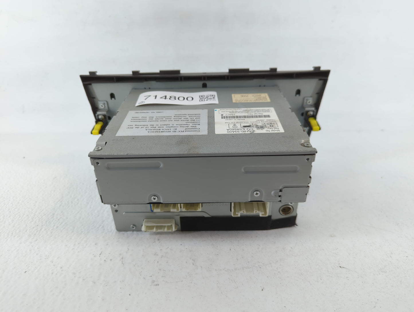 2007-2009 Toyota Camry Radio AM FM Cd Player Receiver Replacement P/N:86120-33A00 Fits Fits 2007 2008 2009 OEM Used Auto Parts - Oemusedautoparts1.com