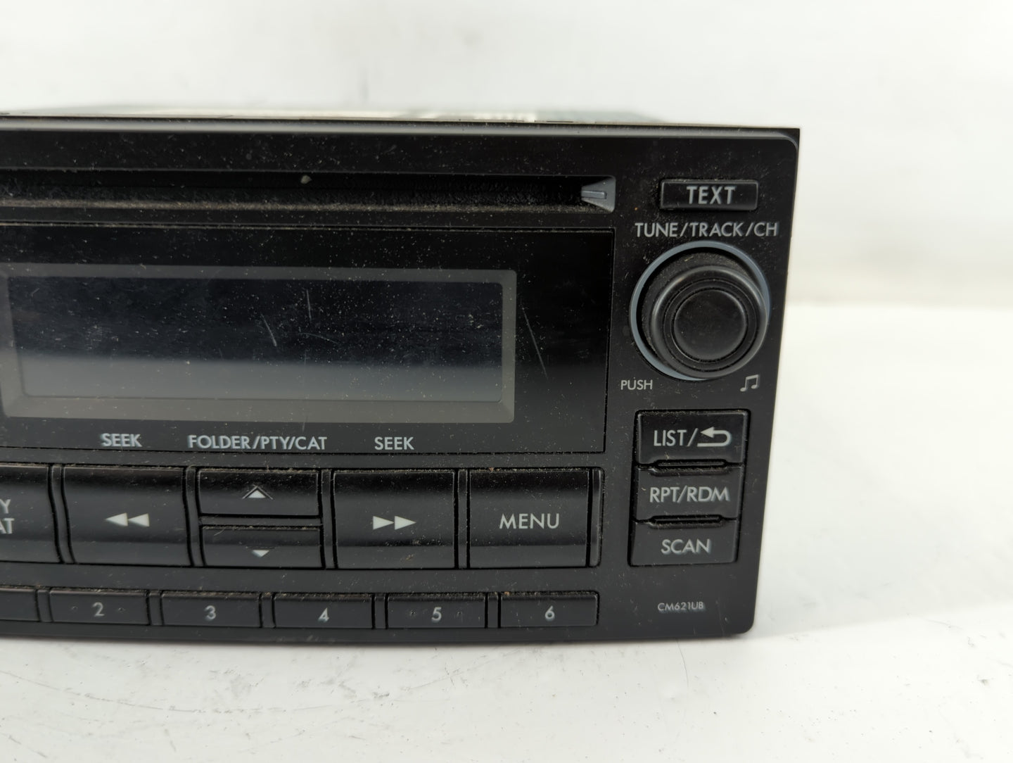 2012-2014 Subaru Impreza Radio AM FM Cd Player Receiver Replacement P/N:86201FJ620 Fits Fits 2012 2013 2014 OEM Used Auto Parts - Oemusedautoparts1.com