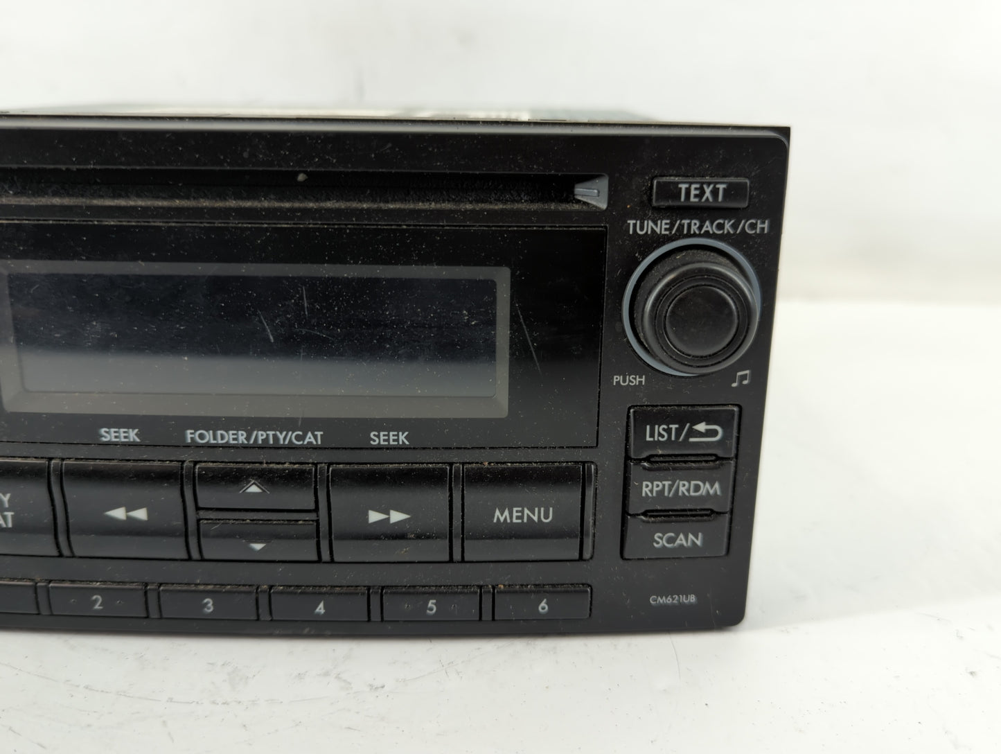 2012-2014 Subaru Impreza Radio AM FM Cd Player Receiver Replacement P/N:86201FJ620 Fits Fits 2012 2013 2014 OEM Used Auto Parts - Oemusedautoparts1.com