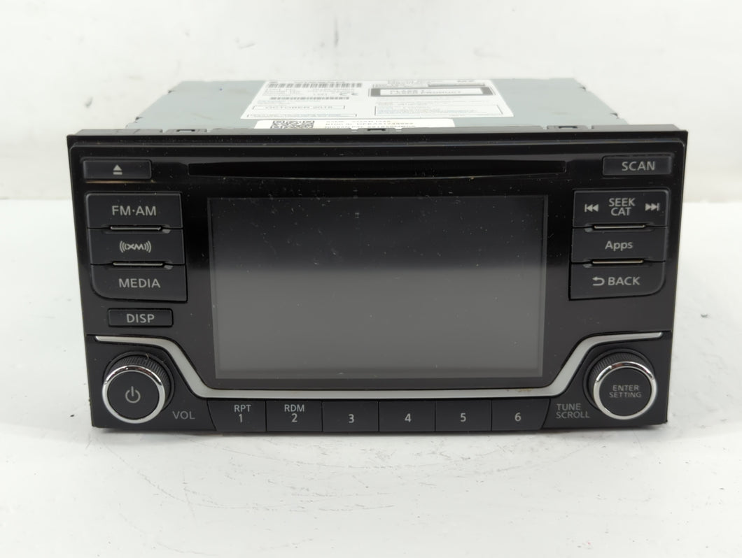 2015 Nissan Sentra Radio AM FM Cd Player Receiver Replacement P/N:28185 9MB0A Fits Fits 2016 OEM Used Auto Parts