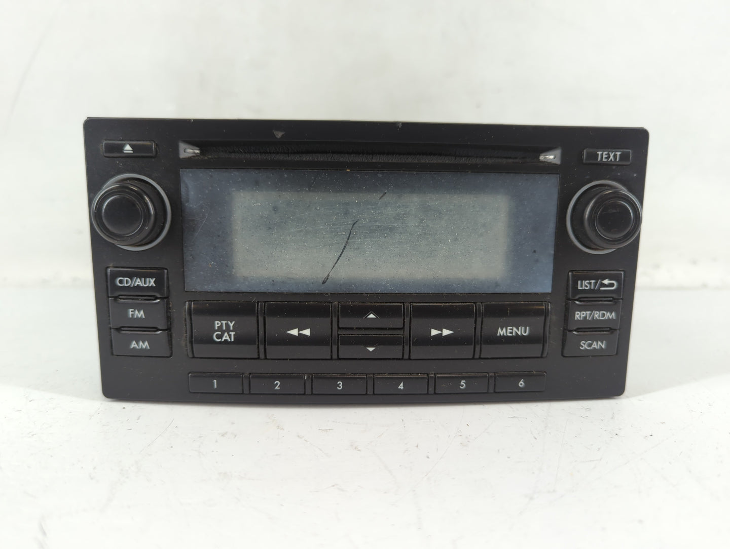 2012-2014 Subaru Impreza Radio AM FM Cd Player Receiver Replacement P/N:86201FJ620 Fits Fits 2012 2013 2014 OEM Used Auto Parts - Oemusedautoparts1.com