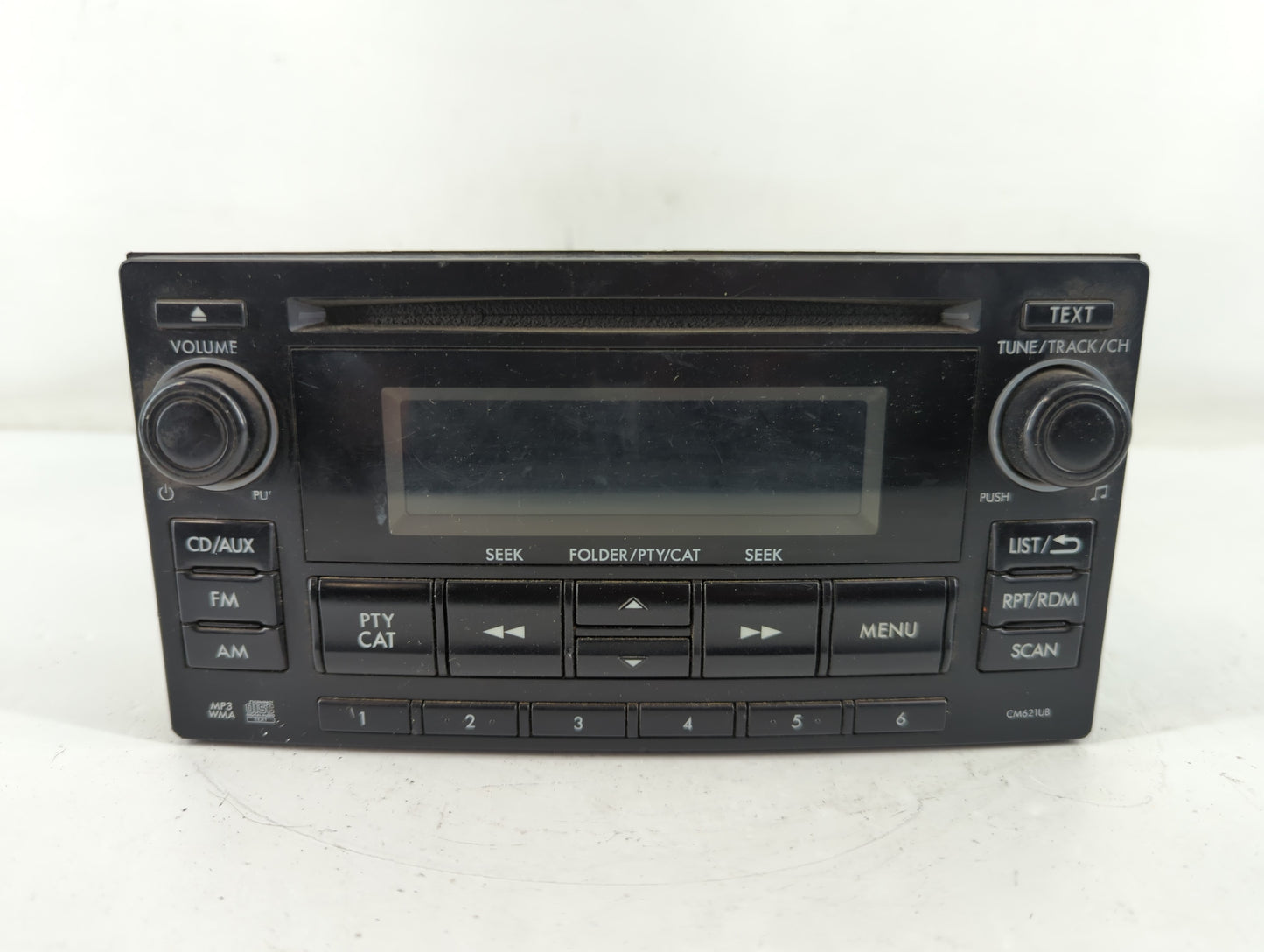 2012-2014 Subaru Impreza Radio AM FM Cd Player Receiver Replacement P/N:86201FJ620 Fits Fits 2012 2013 2014 OEM Used Auto Parts - Oemusedautoparts1.com