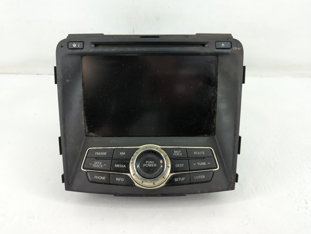 2013 Hyundai Sonata Radio AM FM Cd Player Receiver Replacement P/N:96560-3Q705 96560-3Q5054X, 96560-3Q806, 96560-3Q706 Fits OEM Used Auto Parts