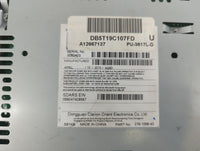 2013 Ford Explorer Radio AM FM Cd Player Receiver Replacement P/N:DB5T19C107FD Fits OEM Used Auto Parts - Oemusedautoparts1.com