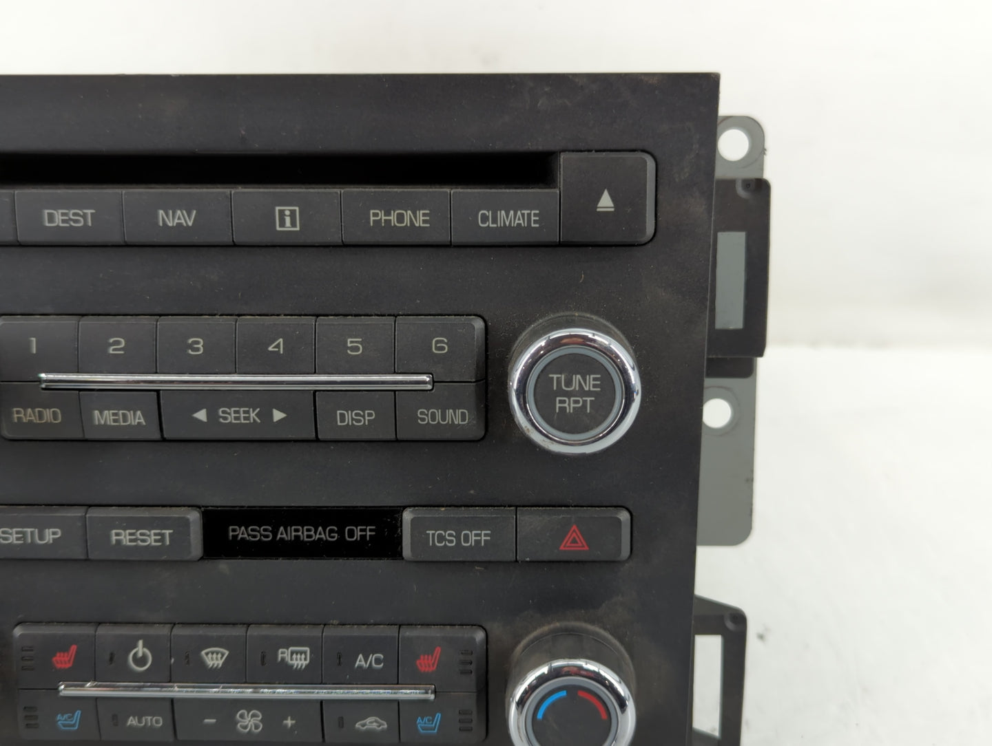 2011 Lincoln Mks Radio AM FM Cd Player Receiver Replacement P/N:BA5T 18K931BB Fits OEM Used Auto Parts - Oemusedautoparts1.com