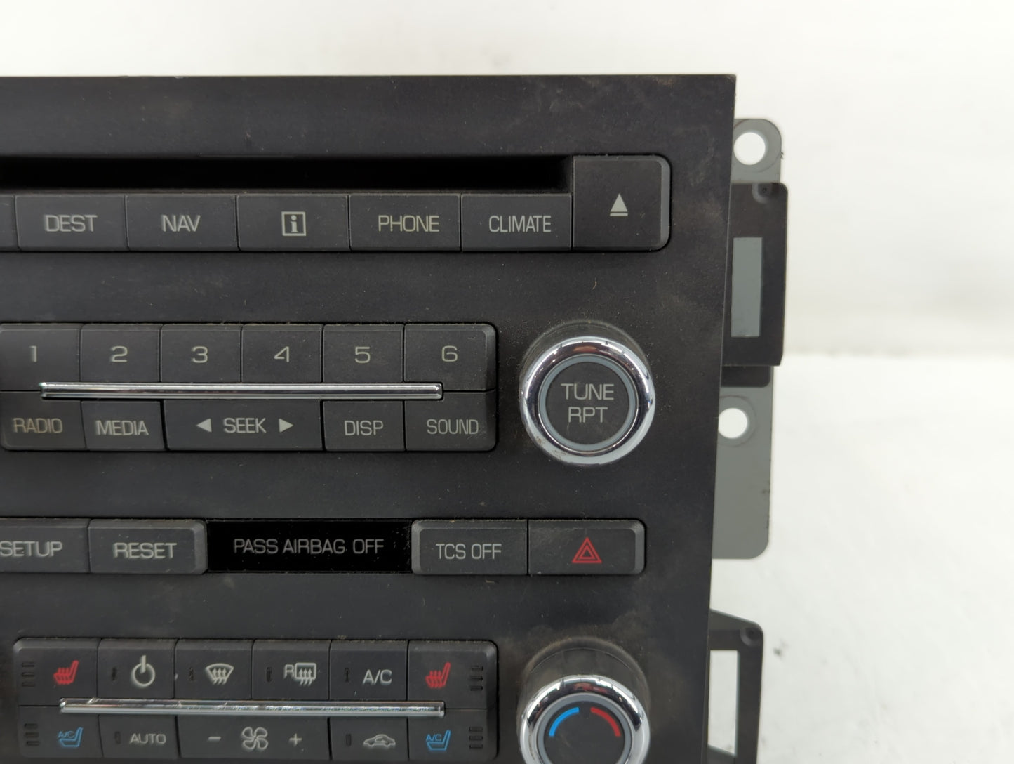 2011 Lincoln Mks Radio AM FM Cd Player Receiver Replacement P/N:BA5T 18K931BB Fits OEM Used Auto Parts - Oemusedautoparts1.com