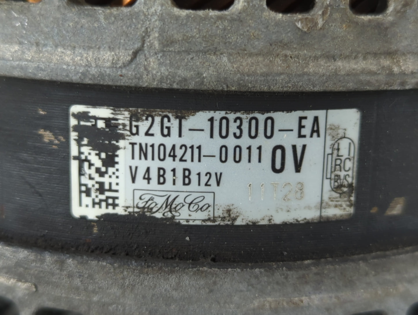 2015-2018 Ford Edge Alternator Replacement Generator Charging Assembly Engine OEM P/N:G2GT-10300-EA Fits Fits 2015 2016 2017 2018 OEM Used Auto Parts - Oemusedautoparts1.com