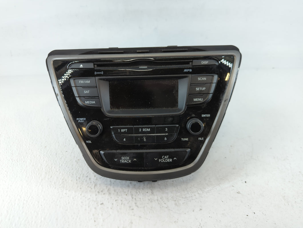 2014-2016 Hyundai Elantra Radio AM FM Cd Player Receiver Replacement P/N:96170-3X156GU Fits Fits 2014 2015 2016 OEM Used Auto Parts