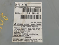 2011-2014 Mitsubishi Outlander Sport Radio AM FM Cd Player Receiver Replacement P/N:8701A185 6916P102 Fits OEM Used Auto Parts - Oemusedautoparts1.com
