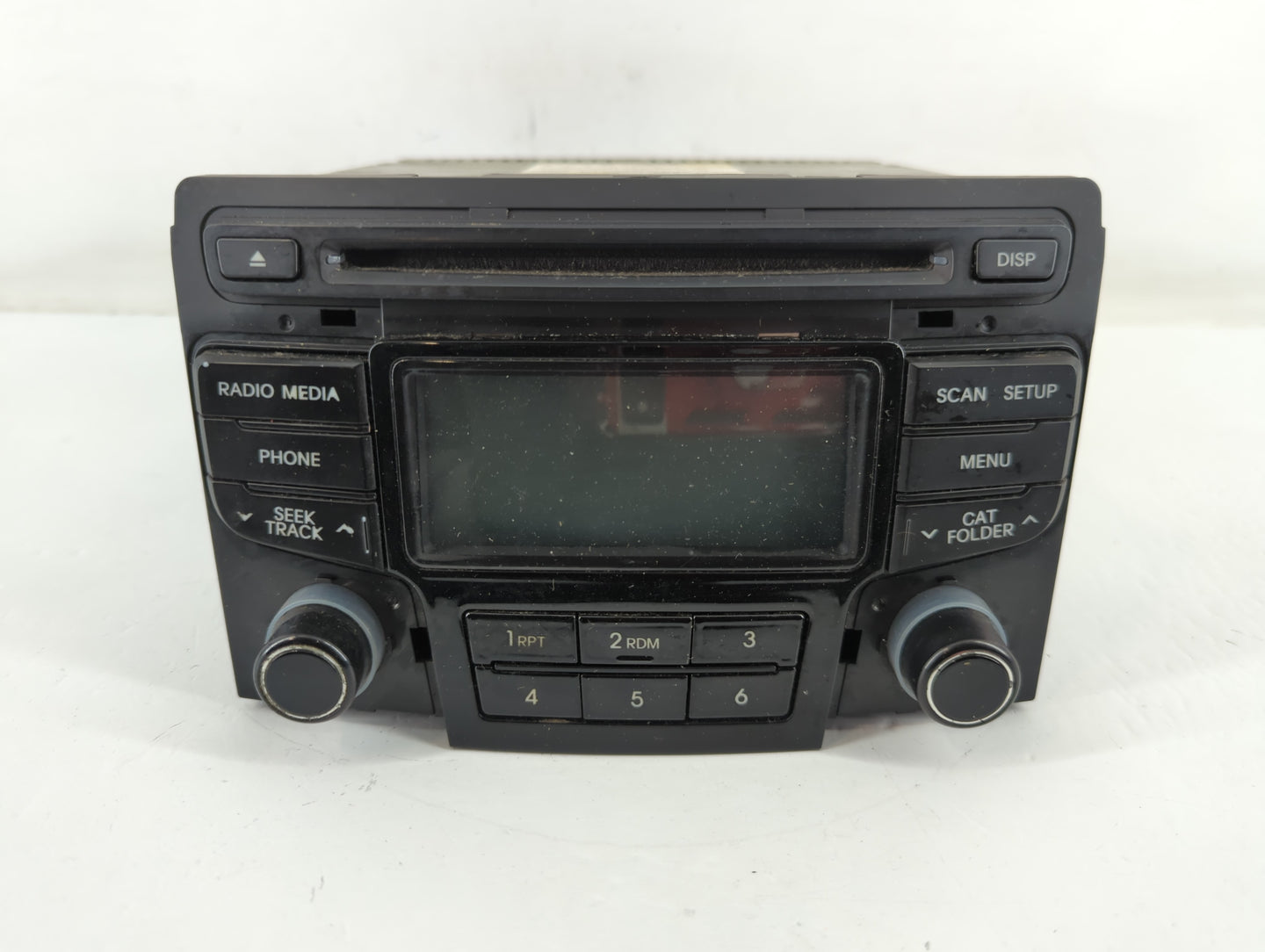 2012-2014 Hyundai Sonata Radio AM FM Cd Player Receiver Replacement P/N:96180-3Q700 Fits Fits 2012 2013 2014 OEM Used Auto Parts - Oemusedautoparts1.com