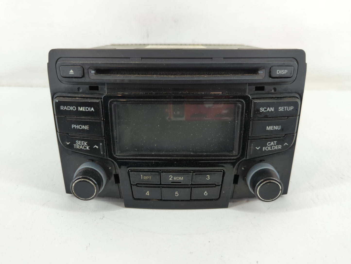 2012-2014 Hyundai Sonata Radio AM FM Cd Player Receiver Replacement P/N:96180-3Q700 Fits Fits 2012 2013 2014 OEM Used Auto Parts - Oemusedautoparts1.com