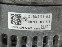 2016-2019 Mini Cooper Alternator Replacement Generator Charging Assembly Engine OEM P/N:104211-8181 Fits Fits 2016 2017 2018 2019 OEM Used Auto Parts - Oemusedautoparts1.com
