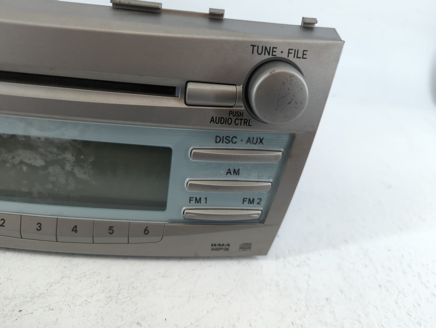 2007-2009 Toyota Camry Radio AM FM Cd Player Receiver Replacement P/N:86120-06181 Fits Fits 2007 2008 2009 OEM Used Auto Parts - Oemusedautoparts1.com
