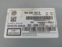 2012-2016 Volkswagen Beetle Radio AM FM Cd Player Receiver Replacement P/N:1K0 035 164 D Fits Fits 2011 2012 2013 2014 2015 2016 OEM Used Auto Parts - Oemusedautoparts1.com
