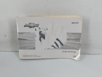 compare product 2011 Chevrolet Equinox Owners Manual Book Guide P/N:20781752 A OEM Used Auto Parts