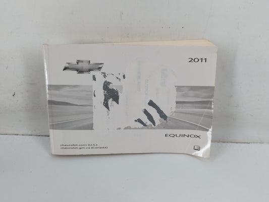 2011 Chevrolet Equinox Owners Manual Book Guide P/N:20781752 A OEM Used Auto Parts - Oemusedautoparts1.com