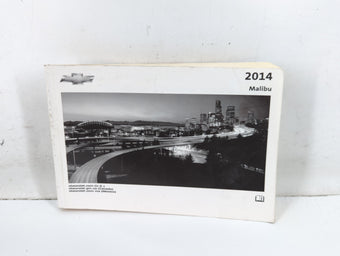 compare product 2014 Chevrolet Malibu Owners Manual Book Guide P/N:22825339 A OEM Used Auto Parts