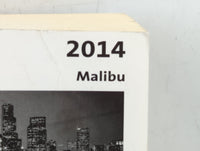 2014 Chevrolet Malibu Owners Manual Book Guide P/N:22825339 A OEM Used Auto Parts - Oemusedautoparts1.com