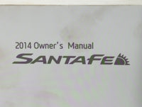 2014 Hyundai Santa Fe Owners Manual Book Guide P/N:EB80-EU30B OEM Used Auto Parts - Oemusedautoparts1.com