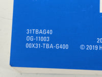 2020 Honda Civic Owners Manual Book Guide P/N:00X31-TBA-G400 0G-11003, 31TBAG40 OEM Used Auto Parts - Oemusedautoparts1.com