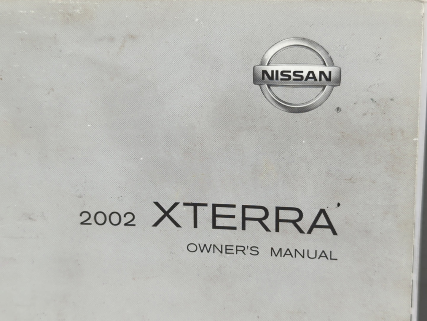 2002 Nissan Xterra Owners Manual Book Guide P/N:OM2E-WD22U1 OEM Used Auto Parts - Oemusedautoparts1.com