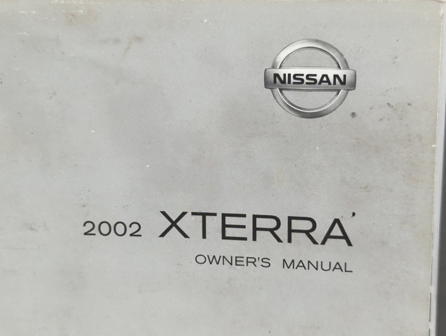 2002 Nissan Xterra Owners Manual Book Guide P/N:OM2E-WD22U1 OEM Used Auto Parts - Oemusedautoparts1.com