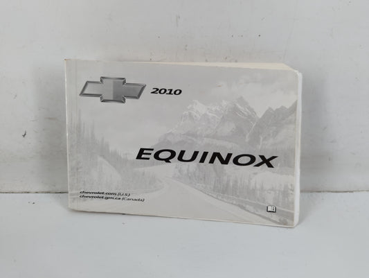 2010 Chevrolet Equinox Owners Manual Book Guide P/N:25798562 B OEM Used Auto Parts - Oemusedautoparts1.com