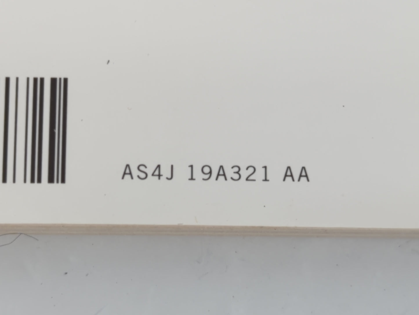 2010 Ford Focus Owners Manual Book Guide P/N:AS4J 19A321 AA OEM Used Auto Parts - Oemusedautoparts1.com