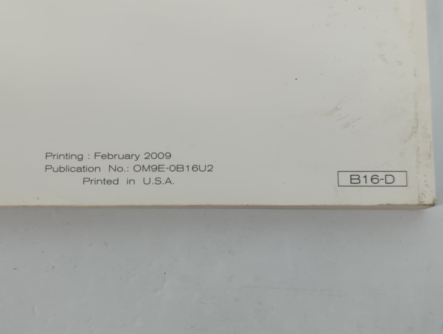 2009 Nissan Sentra Owners Manual Book Guide P/N:0M9E-0B16U2 OEM Used Auto Parts - Oemusedautoparts1.com