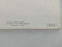 2009 Nissan Sentra Owners Manual Book Guide P/N:0M9E-0B16U2 OEM Used Auto Parts - Oemusedautoparts1.com
