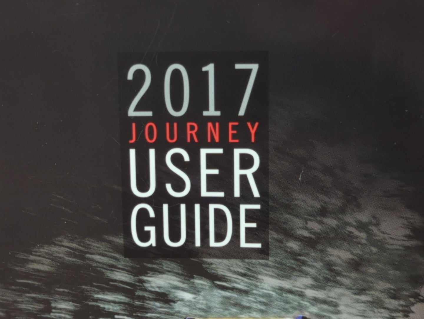 2017 Dodge Journey Owners Manual Book Guide P/N:17JC49-926-AA OEM Used Auto Parts - Oemusedautoparts1.com