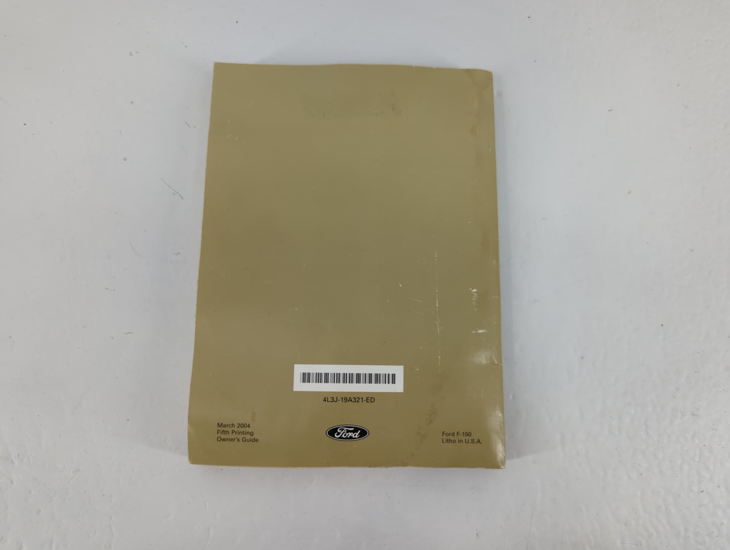 2004 Ford F-150 Owners Manual Book Guide P/N:4L3J-19A321-ED OEM Used Auto Parts - Oemusedautoparts1.com