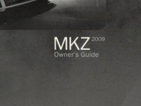 2009 Lincoln Mkz Owners Manual Book Guide P/N:9H6J 19A321 AA OEM Used Auto Parts - Oemusedautoparts1.com