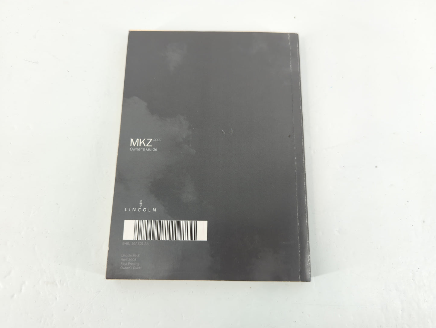2009 Lincoln Mkz Owners Manual Book Guide P/N:9H6J 19A321 AA OEM Used Auto Parts - Oemusedautoparts1.com