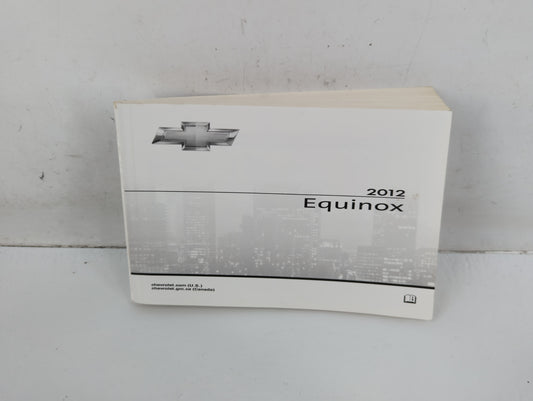2012 Chevrolet Equinox Owners Manual Book Guide P/N:20845998 A OEM Used Auto Parts - Oemusedautoparts1.com
