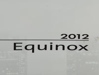 2012 Chevrolet Equinox Owners Manual Book Guide P/N:20845998 A OEM Used Auto Parts - Oemusedautoparts1.com