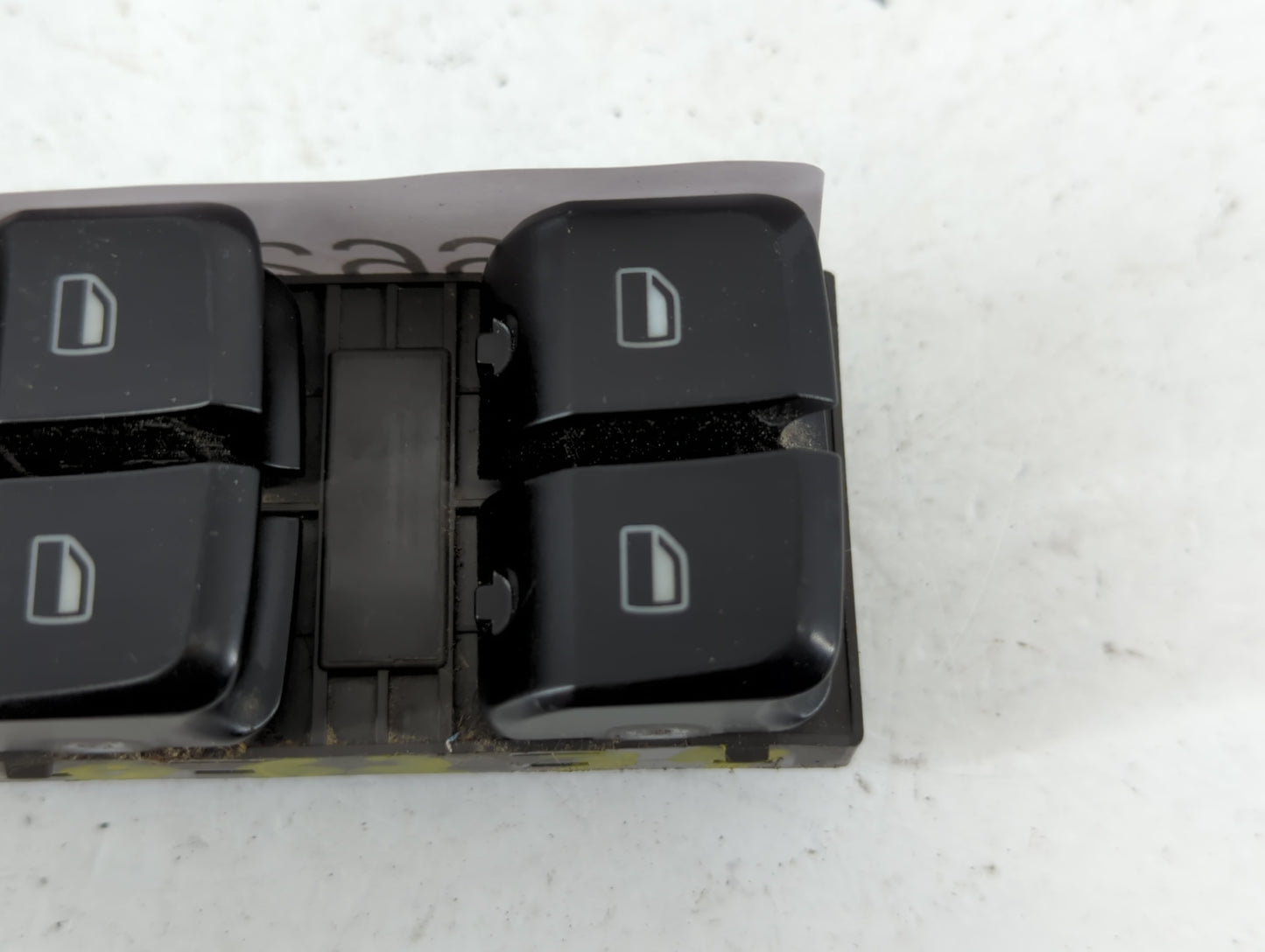 2009-2012 Audi A4 Master Power Window Switch Replacement Driver Side Left Fits Fits 2009 2010 2011 2012 OEM Used Auto Parts - Oemusedautoparts1.com