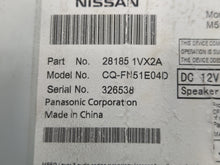 2012-2015 Nissan Rogue Radio AM FM Cd Player Receiver Replacement P/N:28185 1VX2A Fits Fits 2012 2013 2014 2015 OEM Used Auto Parts