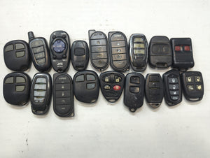 Lot of 18 Aftermarket Keyless Entry Remote Fob MIXED FCC IDS MIXED PART