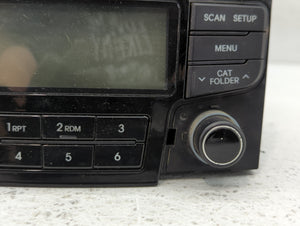 2012-2015 Hyundai Sonata Radio AM FM Cd Player Receiver Replacement P/N:96180-3Q600 Fits Fits 2012 2013 2014 2015 OEM Used Auto Parts