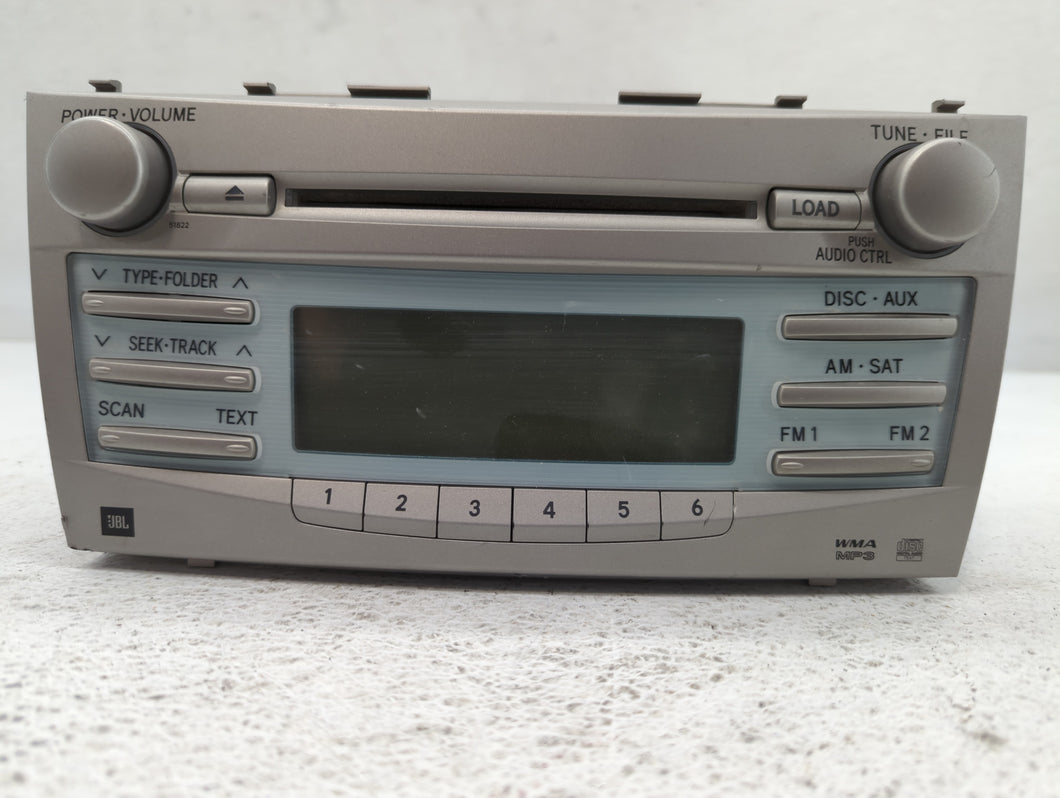 2007-2009 Toyota Camry Radio AM FM Cd Player Receiver Replacement P/N:86120-33A00 Fits Fits 2007 2008 2009 OEM Used Auto Parts