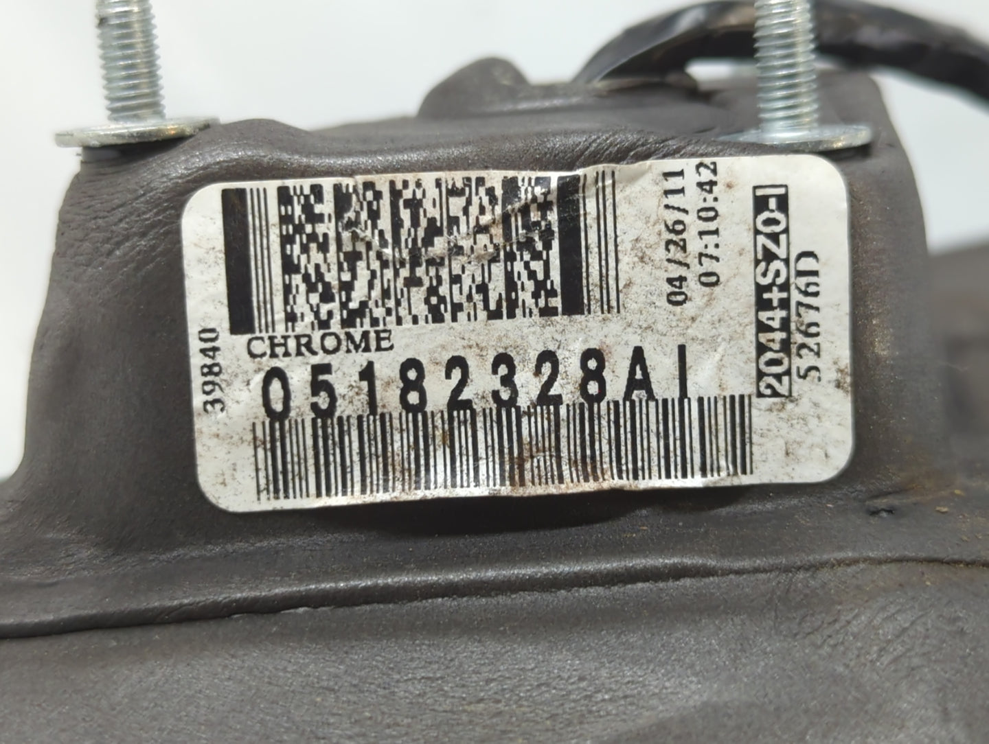 2011-2022 Dodge Durango Side Mirror Replacement Passenger Right View Door Mirror P/N:05182328AI Fits OEM Used Auto Parts - Oemusedautoparts1.com