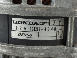 2020-2022 Honda Cr-V Alternator Replacement Generator Charging Assembly Engine OEM P/N:104211-4340 Fits OEM Used Auto Parts