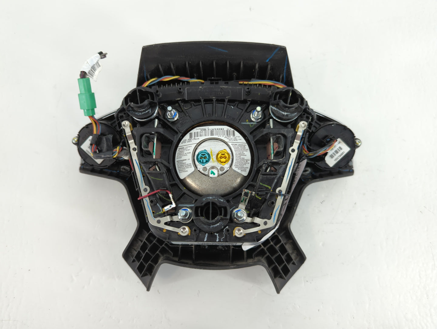 2013-2014 Ford Escape Air Bag Driver Left Steering Wheel Mounted P/N:CJ54 A0422B85 BC3ZHE Fits Fits 2013 2014 OEM Used Auto Parts - Oemusedautoparts1.com